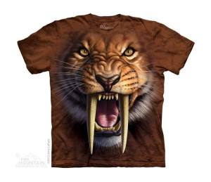 Koszulka dziecięca - Tygrys - Sabertooth Tiger - Junior - The Mountain