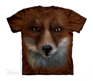 Koszulka dziecięca - Lis - Big Face Fox - Junior - The Mountain