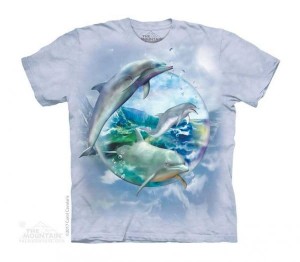 Koszulka dziecięca - Delfiny - Dolphin Bubble - Junior - The Mountain