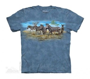 Koszulka dziecięca - Zebra Gathering - Junior - The Mountain