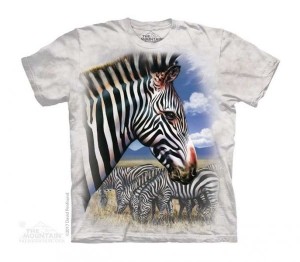 Koszulka dziecięca - Zebra Portrait - Junior - The Mountain