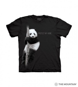 Koszulka dziecięca - Panda Protect My Home - Junior - The Mountain