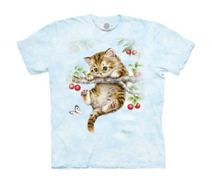 Koszulka dziecięca - Kotek - Cherry Kitten - Junior - The Mountain