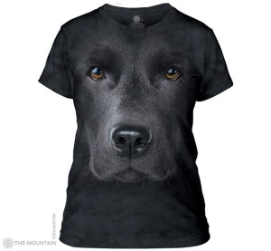 Koszulka - Pies - Black Lab Face - The Mountain