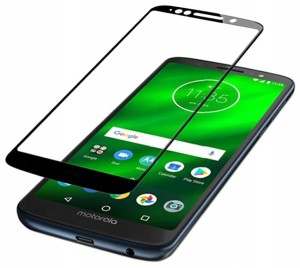 Motorola Moto G6 Play, Szkło ochronne 3D / 5D / 6D Full Glue na cały ekran