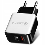 Szybka ładowarka sieciowa USB  QUICK CHARGE QC 3.0
