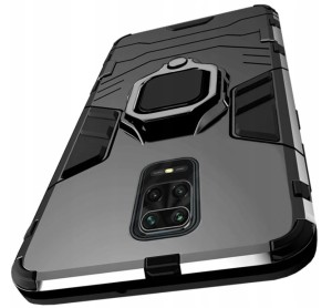 Xiaomi Redmi Note 9 Pro Max, Etui pancerne Holder 3w1 Ring