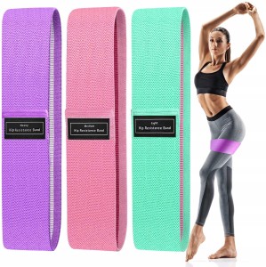 Zestaw 3 gumy oporowe taśmy materiałowe do ćwiczeń + szczotka do ciała gratis