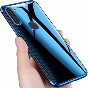 Samsung Galaxy M11, Etui silikonowe Ves, błyszcząca ramka