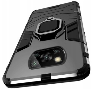 Xiaomi Poco X3 Pro, Etui pancerne Holder 3w1 Ring