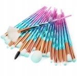 Pędzle do makijażu JEDNOROŻEC UNICORN 20 sztuk