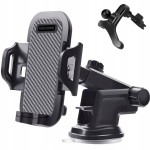Uchwyt samochodowy na telefon na szybę + do kratki