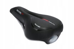 Żelowe siodełko rowerowe RECOVERY ZONE lampka LED