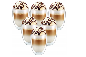 6x Szklanki termiczne do kawy latte drinków 350ml