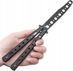 Nóż motylkowy składany treningowy tępy ćwiczebny