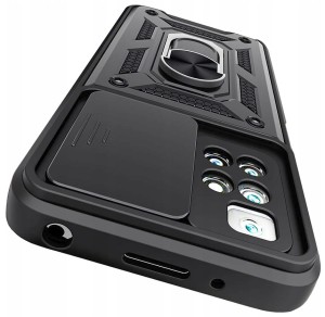 Xiaomi Redmi 10, Etui pancerne Slide 3w1 Ring