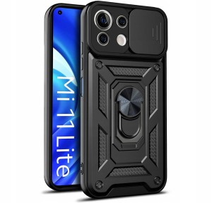 Xiaomi Mi 11 Lite 4G / 5G, Etui pancerne Slide 3w1 Ring