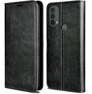 Motorola Moto E20 / E30 / E40, Skórzana obudowa Skin, 100% skóra