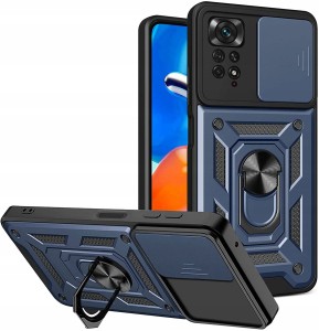 Xiaomi Redmi Note 11, Etui pancerne Slide 3w1 Ring