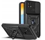 Xiaomi Redmi 10C, Etui pancerne Slide 3w1 Ring