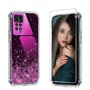 Xiaomi Redmi Note 11, Etui brokat SHINING GLITTER