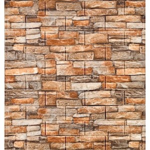 Panele 3D ścienne samoprzylepne tapeta 1x sztuka 77 cm x 70 cm (0,54 m2) ciemna cegła