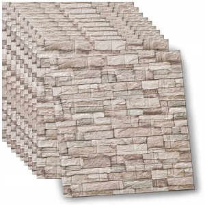 Panele 3D ścienne samoprzylepne tapeta 10szt  (5,4 m2) jasna cegła