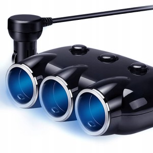 Rozdzielacz gniazda zapalniczki 120W 3A 12V / 24V