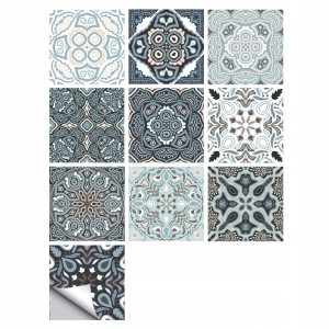 Samoprzylepny panel patchwork PCV płytki komplet 10 sztuk 20x20cm