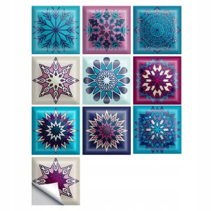 Samoprzylepny panel patchwork PCV płytki komplet 10 sztuk 20x20cm