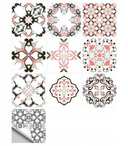 Samoprzylepny panel patchwork PCV płytki komplet 10 sztuk 20x20cm