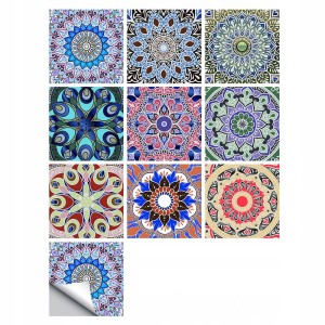 Samoprzylepny panel patchwork PCV płytki komplet 10 sztuk 20x20cm