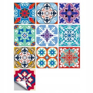 Samoprzylepny panel patchwork PCV płytki komplet 10 sztuk 20x20cm