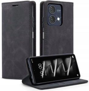 Motorola Moto G84 5G, Etui skórzane z klapką magnetyczne 100% skóra
