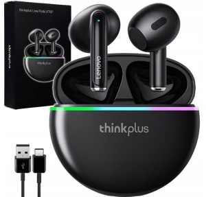 Słuchawki bezprzewodowe Lenovo XT97  wodoodporne gamingowe + powerbank