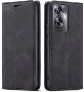 Oppo A79 5G, Etui skórzane z klapką magnetyczne 100% skóra