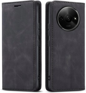 Xiaomi Redmi A3, Etui skórzane z klapką magnetyczne 100% skóra