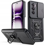 Oppo  Reno 12 Pro 5G, Etui pancerne Slide 3w1 Ring