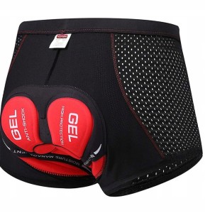 Spodenki rowerowe szorty 3D kolarskie bokserki męskie z wkładką żelową 
