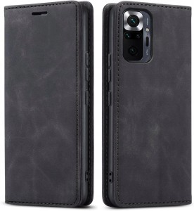 Xiaomi Redmi Note 10 Pro, Etui skórzane z klapką magnetyczne 100% skóra