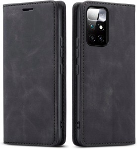 Xiaomi Redmi 10, Etui skórzane z klapką magnetyczne 100% skóra