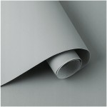 Samoprzylepna tapeta 60cm x 10m szara matowa ścienna okleina meble