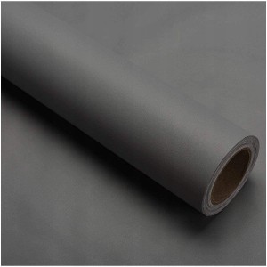 Samoprzylepna tapeta 60cm x 10m ciemno szara matowa ścienna okleina meble