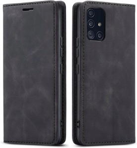 Samsung Galaxy A51 / A51s, Etui skórzane z klapką magnetyczne 100% skóra