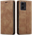 Motorola Moto G04, Etui skórzane z klapką magnetyczne 100% skóra