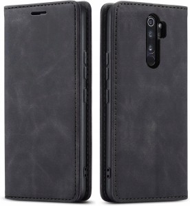 Xiaomi Redmi Note 8 Pro, Etui skórzane z klapką magnetyczne 100% skóra