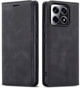 Xiaomi 14T, Etui skórzane z klapką magnetyczne 100% skóra