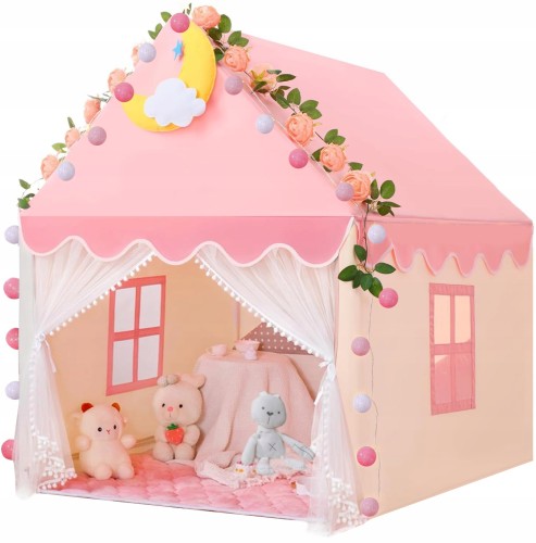 NAMIOT-DOMEK-DLA-DZIECI-ZAMEK-PALAC-DO-POKOJU-OGRODU-DOMU-LAMPKI-LED-ROZ.jpg