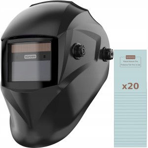 Maska spawalnicza przyłbica samościemniająca filtr + 20x szkieł