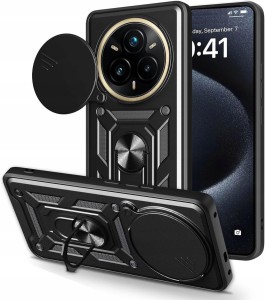 Realme 14 Pro + Plus 5G, Etui pancerne Slide 3w1 Ring